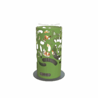 Bemaßung:<br />
Ø 158 mm x H 246 mm