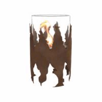 Bemaßung:<br />
Ø 350 mm x H 557 mm